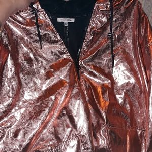 Pink metallic jacket